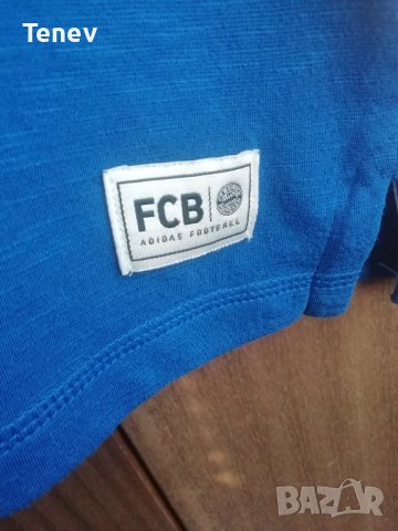 Bayern Munich Adidas Polo оригинална тениска XL Munchen синя рядък модел Байерн Мюнхен , снимка 5 - Тениски - 43107427