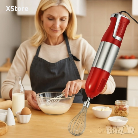 Пасатор 3 в 1 с чопър и бъркалка Royalty Line RL-ESMS800, снимка 7 - Чопъри и пасатори - 51915226