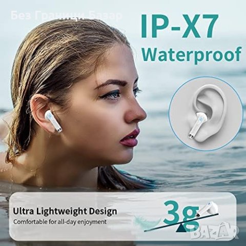 Нови Bluetooth 5.3 Слушалки с Шумопотискане и LED Индикатор Бъдс, снимка 7 - Bluetooth слушалки - 43460616