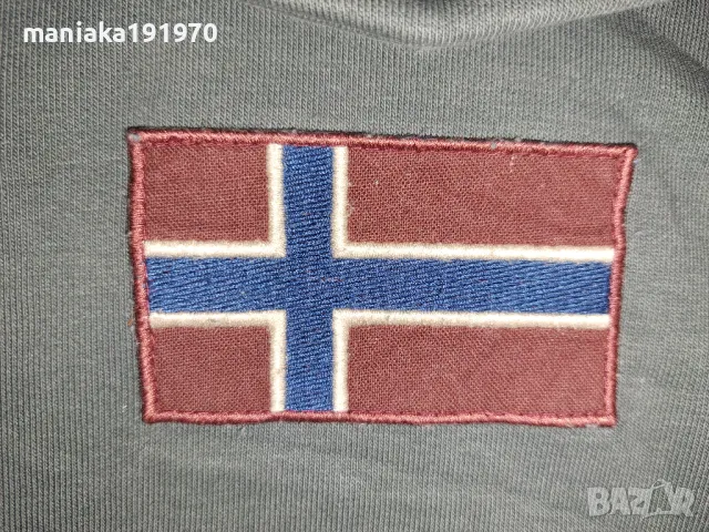 Napapijri Mens Green Burgee Winter 1 Hoodie (S) мъжки суичър , снимка 7 - Суичъри - 47755156