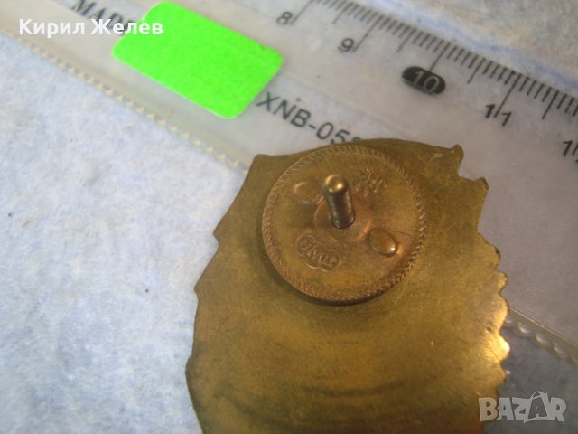 ОТЛИЧНИК по БОЙНАТА и ПОЛИТ. ПОДГОТОВКА Стара СОЦ НРБ ЕМАЙЛИРАНА БРОНЗОВА ЗНАЧКА на ВИНТ - БМД 17487, снимка 11 - Колекции - 38465698