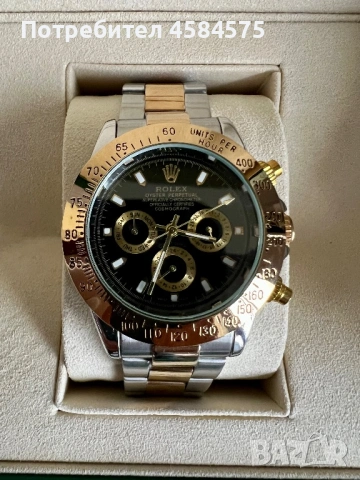2 бр. Елегантен часовник Rolex Daytona, снимка 5 - Мъжки - 53311608