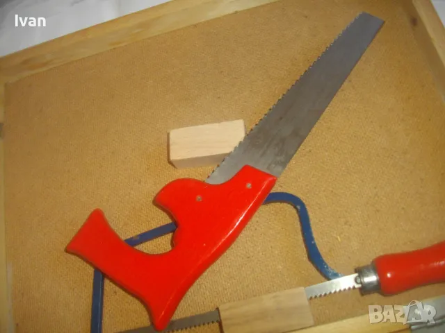 НОВ Немски КОМПЛЕКТ РЪЧНИ ИНСТРУМЕНТИ ТИП ДЕТСКИ ЗА ОБУЧЕНИЕ ПРАКТИКА 10 броя Старо масивно качество, снимка 8 - Други инструменти - 47662249