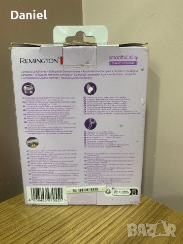 Дамски електрически епилатор Remington Smooth & Silky – компактен, снимка 2 - Козметика за тяло - 52790307