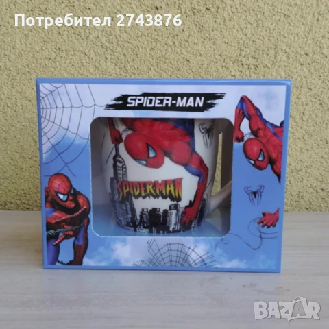 Керамична чаша с Mотив - Spydermen - 300мл , снимка 3 - Чаши - 50824530