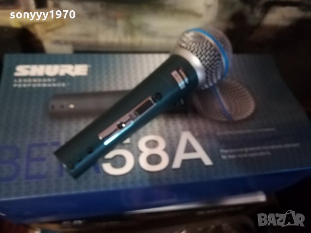 shure beta 58s-profi microphone-внос швеицария, снимка 9 - Микрофони - 29008386