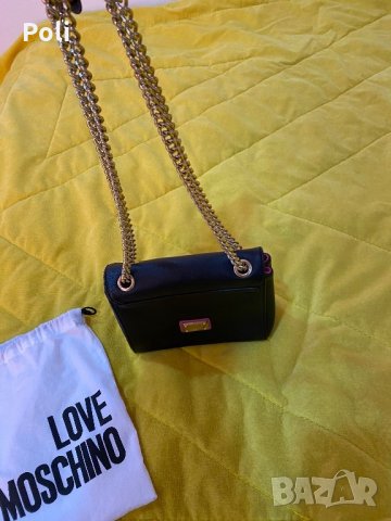 Оригинална чанта Love moschino, снимка 5 - Чанти - 28336409