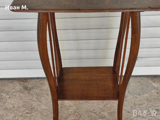 винтидж дървена масичка , снимка 2 - Маси - 53521412