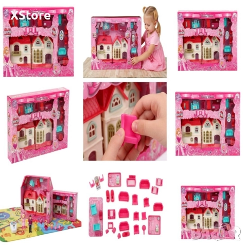 Къщичка за кукли Funny House, снимка 6 - Кукли - 52217700