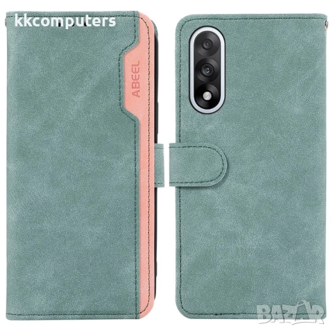 OnePlus Nord 5 / Ace 5 Ultra 5G Кожен флип калъф с портфейл + Протектор | RFID защита| Цвят: Черен, , снимка 4 - Калъфи, кейсове - 51929629