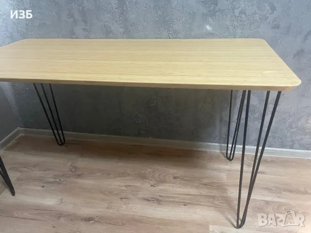 Трапезна маса плот бамбук Икеа, снимка 2 - Маси - 47885552