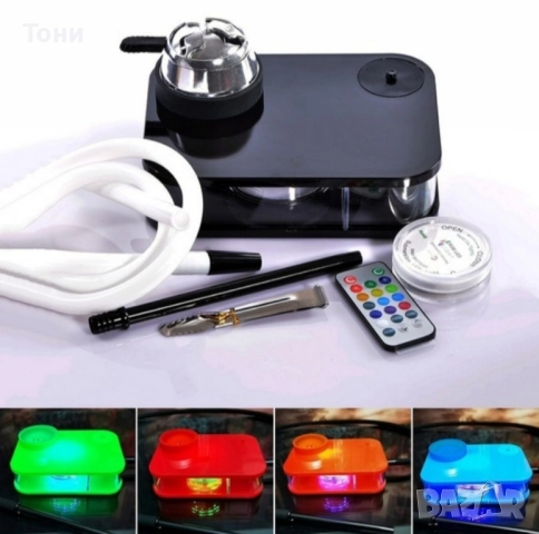 Акрилен уред с дистанционно управление LED кутия, снимка 1