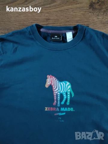 paul smith zebra - страхотна мъжка тениска S, снимка 4 - Тениски - 51417326