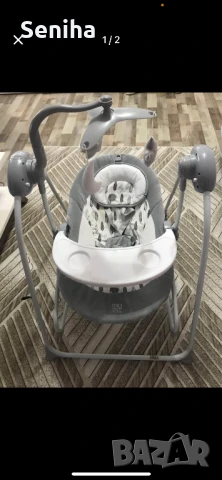 Електрическа люлка шезлонг 2в1