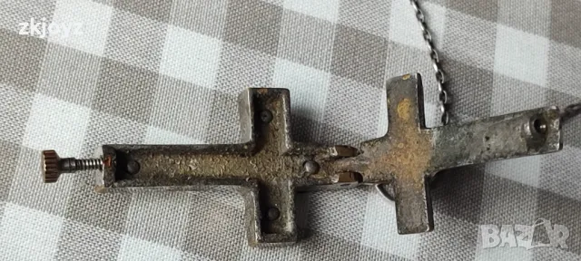  ВИСУЛКА КРЪСТ ЕНКОЛПИОН, снимка 4 - Антикварни и старинни предмети - 49088931