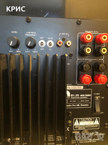 Audio Pro Sub B1.28, снимка 16 - Тонколони - 44891148