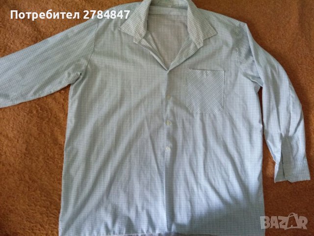 Мъжка риза с дълъг ръкав карирана, снимка 5 - Ризи - 37008322