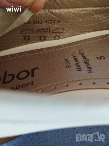 Мокасини Gabor номер 38., снимка 9 - Дамски ежедневни обувки - 50800002