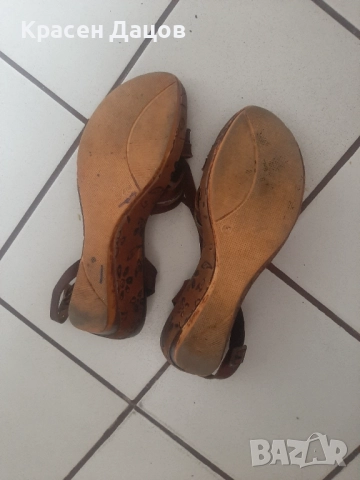 Дамски сандали естествена кожа номер 39, снимка 2 - Сандали - 51921878