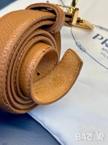 колани от естествена кожа в кутия prada, снимка 7 - Колани - 50595407