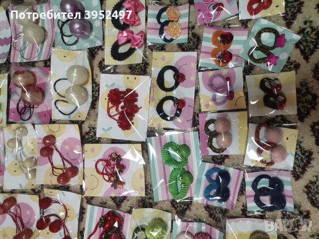 Ластици за коса, снимка 16 - Аксесоари за коса - 43929622