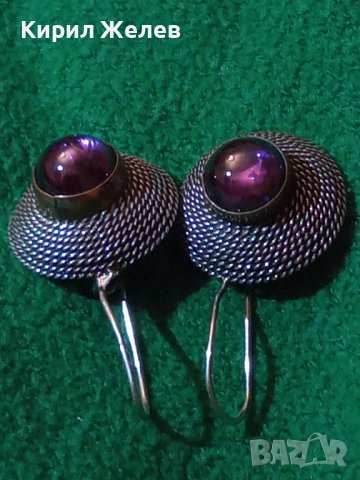 СТАРИ СРЕБЪРНИ СТИЛНИ ВИНТИДЖ АРТ ОБЕЦИ с ЦВЕТНО ВЕНЕЦИАНСКО СТЪКЛО КРИСТАЛ МУРАНО 27218, снимка 13 - Антикварни и старинни предмети - 36867072