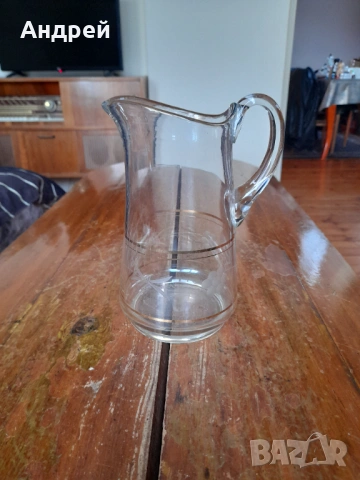 Стара стъклена кана,каничка #12