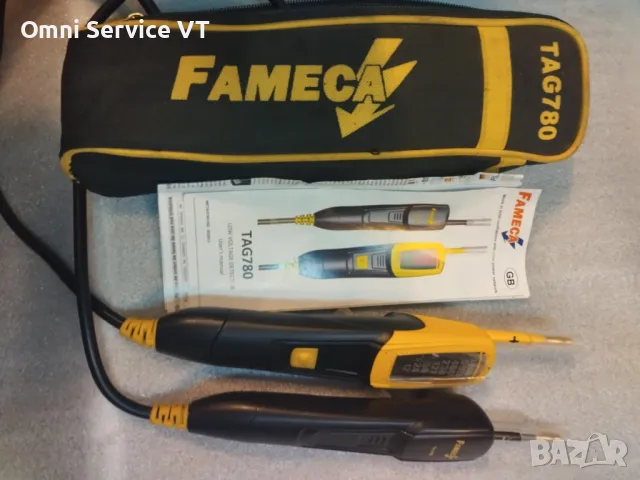 Професионален цифров детектор за AC/DC напрежение Fameca TAG780