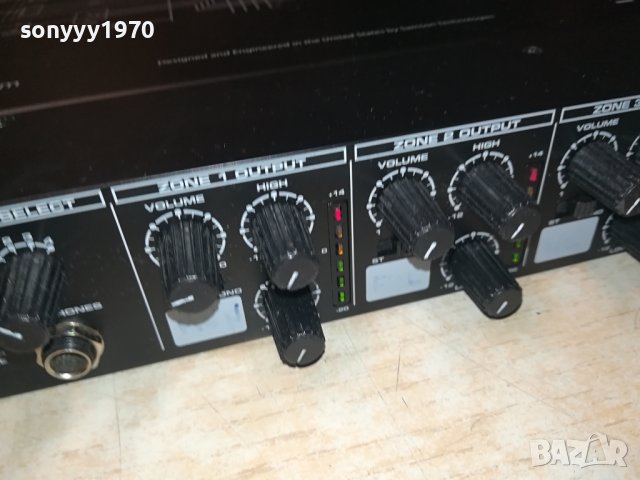 SAMSON S ZONE 4 CHANNEL/4 ZONE MIXER-SWISS LK1EWC1312232008, снимка 8 - Ресийвъри, усилватели, смесителни пултове - 43400288