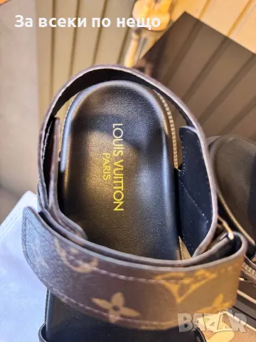 Louis Vuitton Дамски Сандали Луис Витон - 3 Налични Цвята Код E277, снимка 10 - Сандали - 50415445