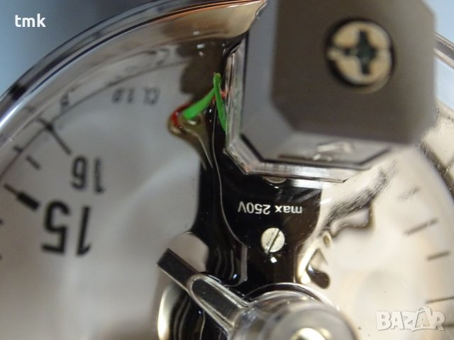 Електроконтактен Манометър WIKA cont 821.21 0-15Bar Ø85mm G1/2”, снимка 10 - Резервни части за машини - 37246308