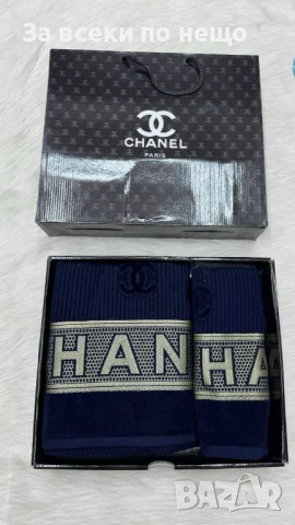 Chanel Луксозни Хавлии - 2бр. в кутия - Налични Различни Цветове Код E705, снимка 4 - Хавлиени кърпи - 51152299