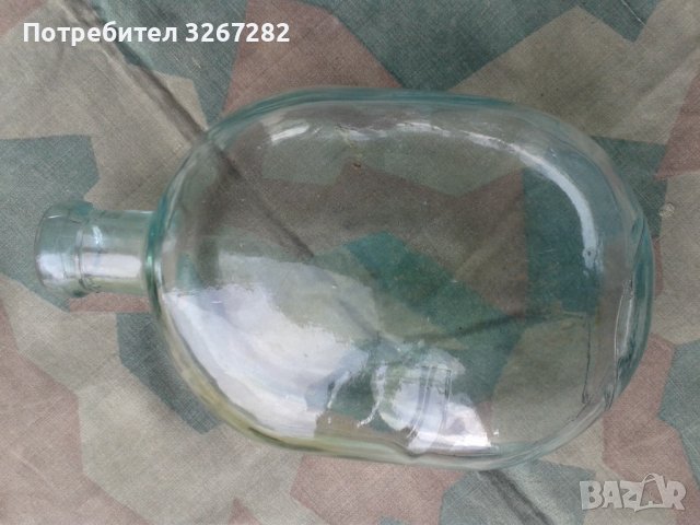 Манерка, Съветска, Стъклена,Втора Световна Война, снимка 2 - Антикварни и старинни предмети - 37613948