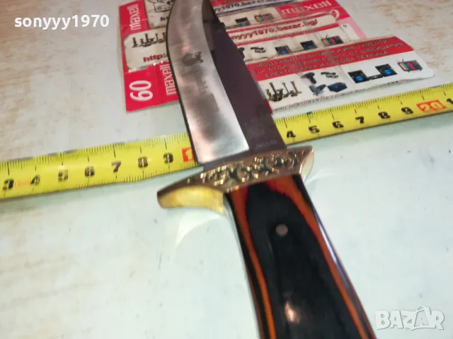 НОЖ СЪС ЗЛАТНИ ОРНАМЕНТИ 1903250818, снимка 2 - Ножове - 49552395