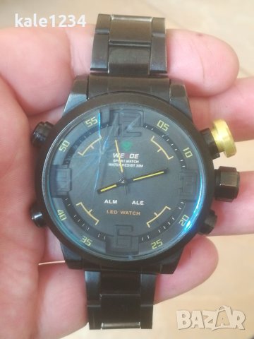Мъжки часовник WEIDE. Масивен модел. Аналог - дигитал. Ana-digi. Sport watch. Japan move. , снимка 9 - Мъжки - 40598969