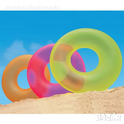 Надуваем пояс с флуоресцентни цветове. 91 см. Intex, снимка 14 - Надуваеми играчки - 40505117
