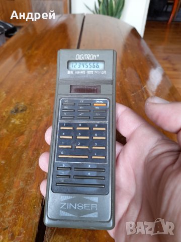 Стар калкулатор Zinser,Digitron, снимка 2 - Други ценни предмети - 40290791