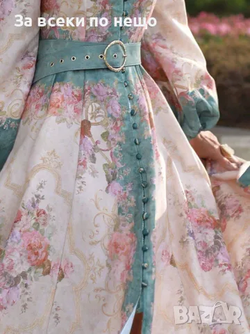 Дамска Ефирна Рокля Код A487, снимка 2 - Рокли - 50090400