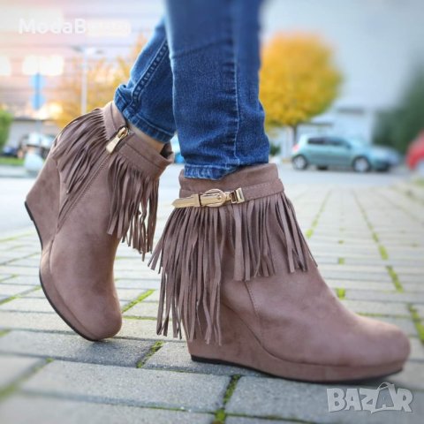 ❗НАМАЛЕНИ❗🔥Стилни дамски боти на платформа🤩
