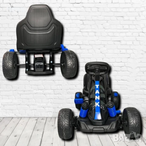 КАРТИНГ С педали TANK G23 С МЕКИ ГУМИ, снимка 7 - Детски велосипеди, триколки и коли - 51038806