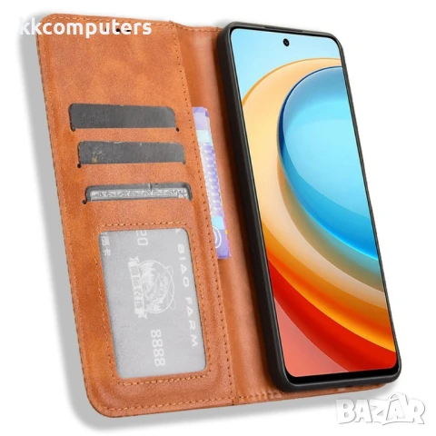 ZTE Blade A75 5G nubia Focus Leather Magnetic2 Wallet Кожен Калъф и Протектор, снимка 5 - Калъфи, кейсове - 51182101