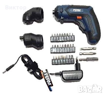 Акумулаторна отвертка FERM CDM1135, снимка 3 - Отвертки - 28416475