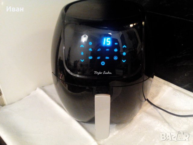 XXL 7,7 L Фритюрник с горещ въздух AIRFRYER, снимка 5 - Фритюрници - 40258307