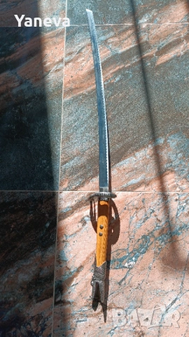 Самурайски меч с орнаменти, алигатори, снимка 3 - Ножове - 53113832