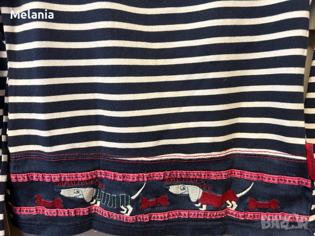 Лот от две весели блузи- Sisley и Rossalita, р-р S, снимка 2 - Блузи с дълъг ръкав и пуловери - 43633754