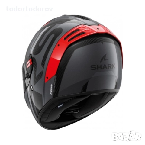 Мото Каска SHARK Spartan RS CARBON SHAWN Gloss Red/Gray ,очила, снимка 4 - Аксесоари и консумативи - 51895984