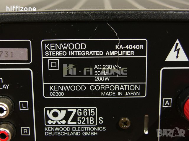 УСИЛВАТЕЛ   Kenwood ka-4040r /1 , снимка 9 - Ресийвъри, усилватели, смесителни пултове - 43018419