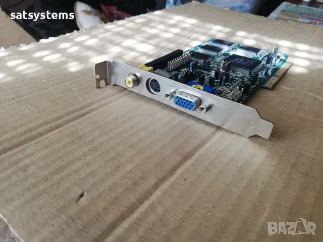 Видео карта Trident SP-9750AT REV.B 4MB AGP, снимка 3 - Видеокарти - 47929802