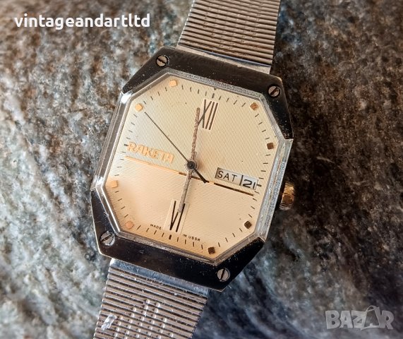 Ракета Октагон с римски цифри, работи, снимка 2 - Антикварни и старинни предмети - 43574457