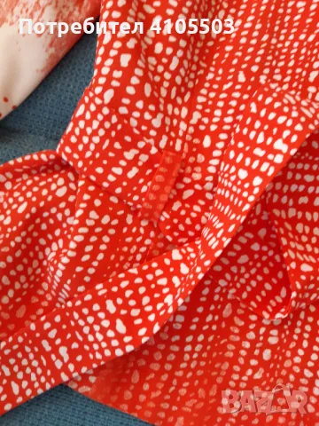 Червено сако на бели точки, снимка 6 - Сака - 48742820